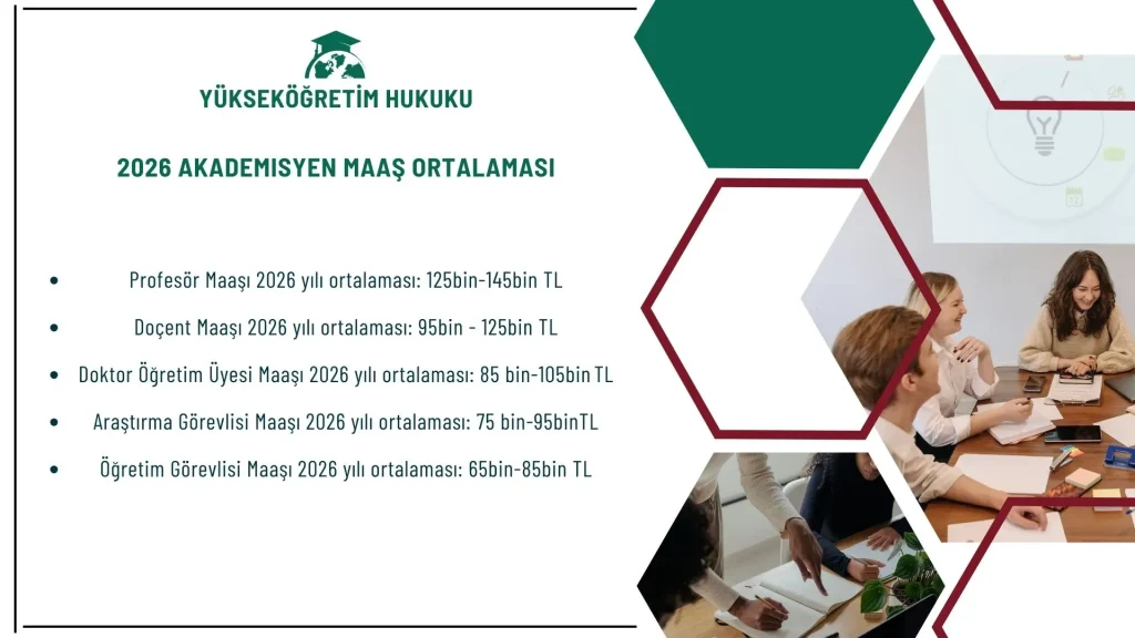 2026 akademisyen maaş ortalaması